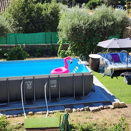 Charme Et Piscine Dans Le Gard Salon Et Deux Lägenhet